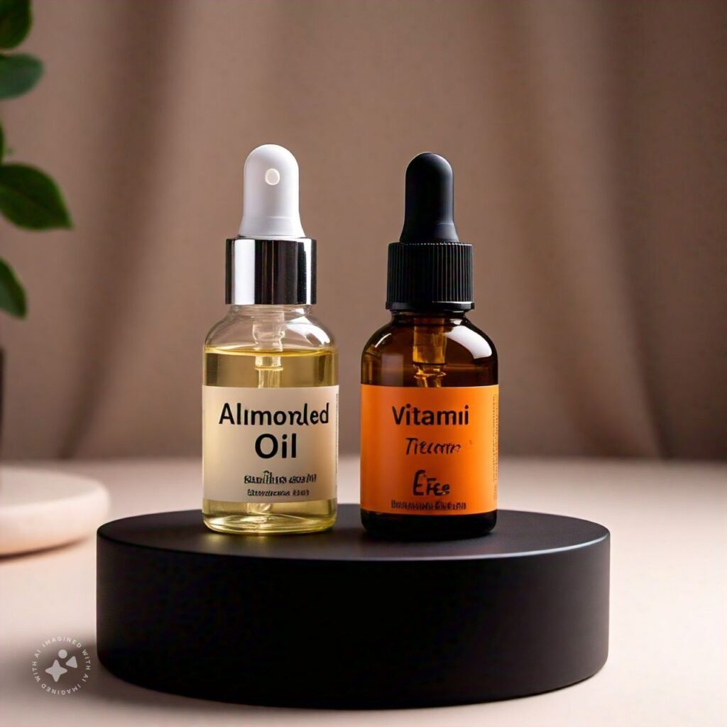 Almond Oil and Vitamin E for Deep Hydration