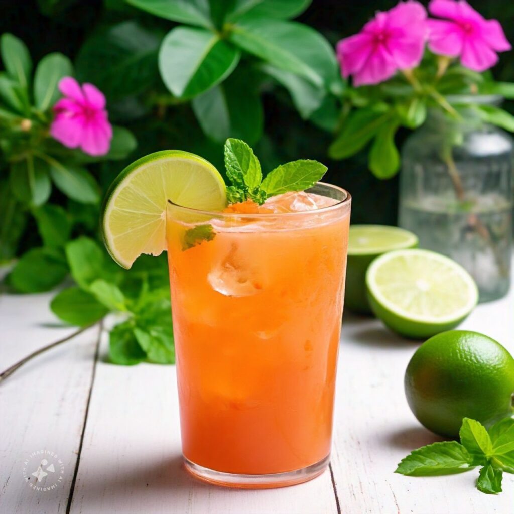 Citrus and guava juice