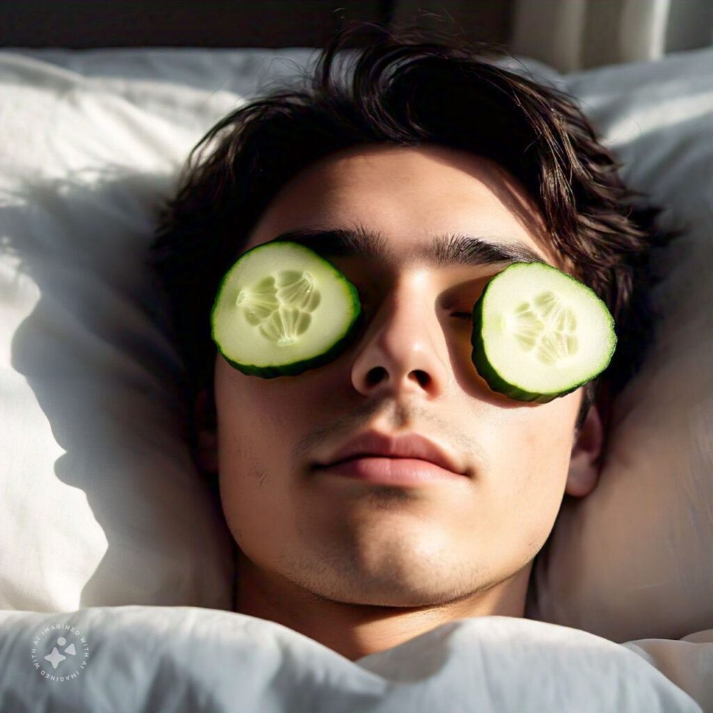 Cucumber Slices for dark circles