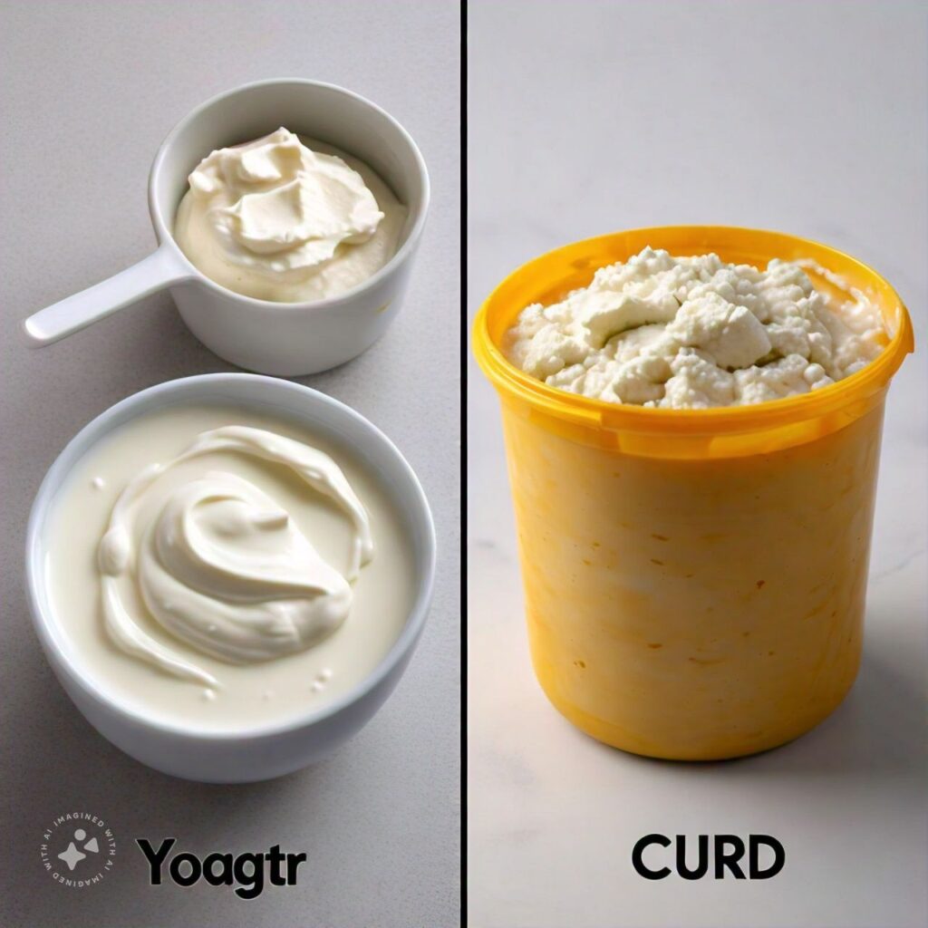Yogurt vs. Curd