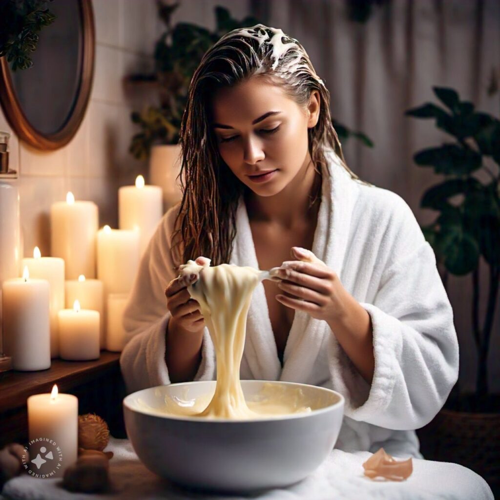 Yogurt and Egg Hair Mask