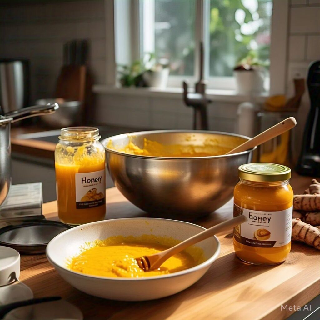 Honey and Turmeric Mixture