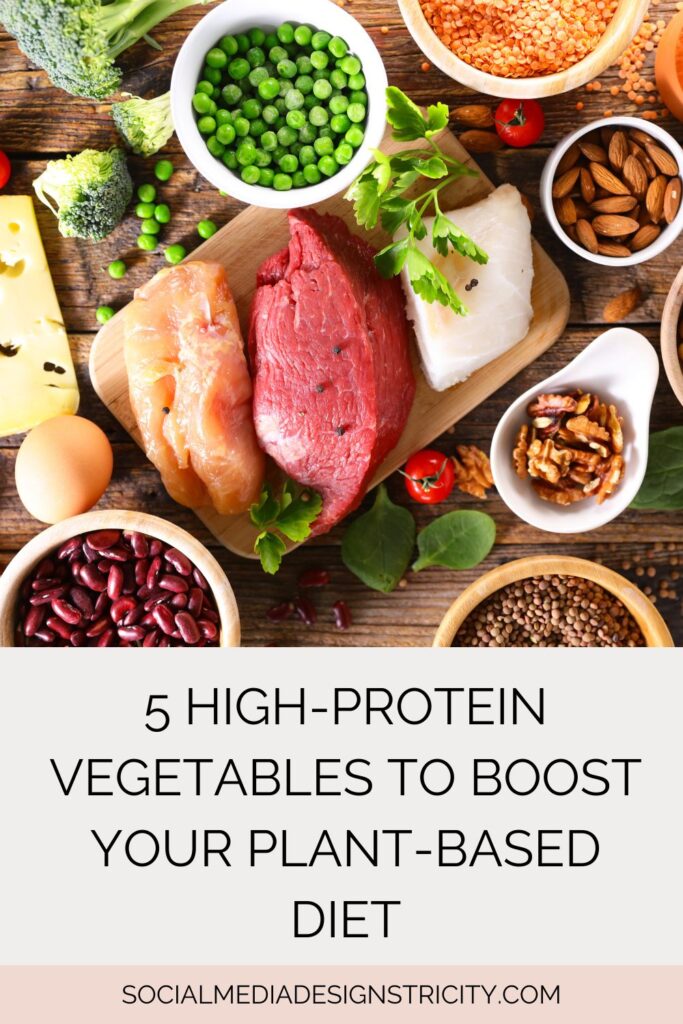 High-protein vegetables for plant-based diet