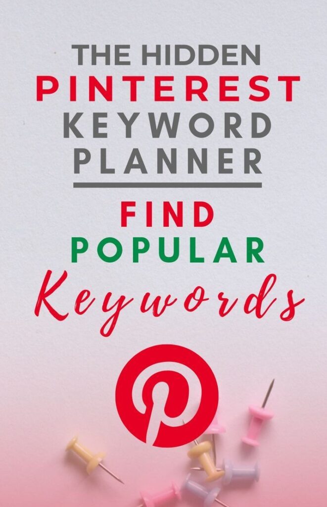 HIDDEN Pinterest keywords (with search volume!) - FIRST time ever