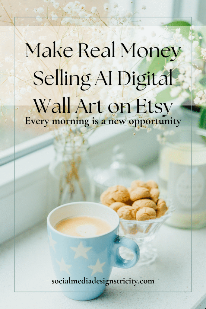Make Real Money Selling AI Digital Wall Art on Etsy